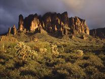 The Superstition Mountains in Lost Dutchman State Park, Arizona-Greg Probst-Photographic Print