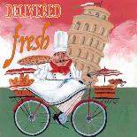 Bike Chef Pisa Green-Gregg DeGroat-Giclee Print