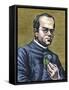 Gregor Mendel, Austrian Botanist-Bill Sanderson-Framed Stretched Canvas