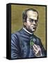 Gregor Mendel, Austrian Botanist-Bill Sanderson-Framed Stretched Canvas