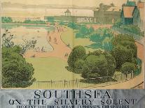 'Southsea on the Silvery Solent', Poster Advertising Southern Railways, 1959-Gregory Brown-Framed Giclee Print