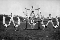 Display by the Aldershot Gymnastic Staff, Hampshire, 1896-Gregory & Co-Giclee Print
