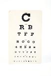 Eyesight Test Chart-Gregory Davies-Framed Stretched Canvas