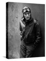 Gregory Peck Costumed as WWII American Air Forces Bomber Pilot for Twelve O'clock High-W^ Eugene Smith-Stretched Canvas