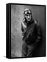 Gregory Peck Costumed as WWII American Air Forces Bomber Pilot for Twelve O'clock High-W^ Eugene Smith-Framed Stretched Canvas