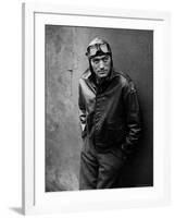 Gregory Peck Costumed as WWII American Air Forces Bomber Pilot for Twelve O'clock High-W^ Eugene Smith-Framed Premium Photographic Print
