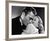 Gregory Peck Embracing Ann Todd in Publicity Still for Alfred Hitchcock's Film "The Paradine Case."-null-Framed Premium Photographic Print