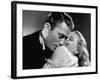 Gregory Peck Embracing Ann Todd in Publicity Still for Alfred Hitchcock's Film "The Paradine Case."-null-Framed Premium Photographic Print