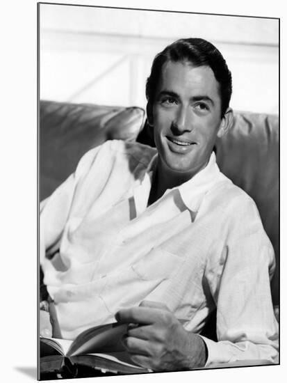 Gregory Peck in the Late 1940s-null-Mounted Photo