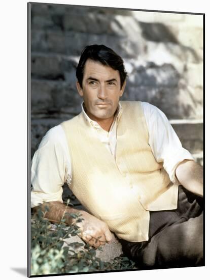 Gregory Peck, Late 1950s-null-Mounted Photo