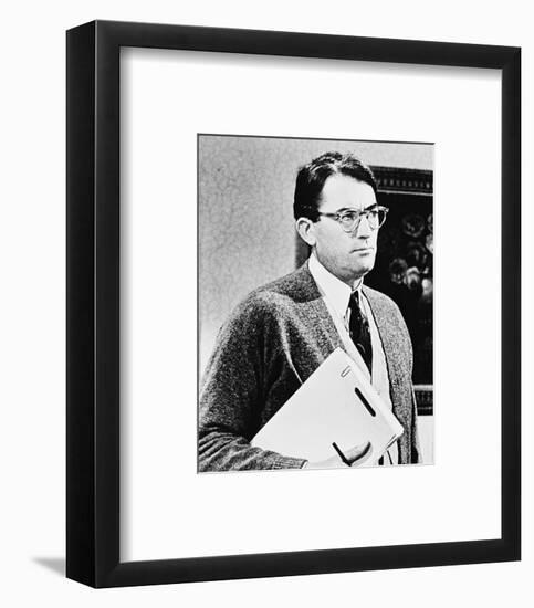 Gregory Peck, To Kill a Mockingbird (1962)-null-Framed Photo