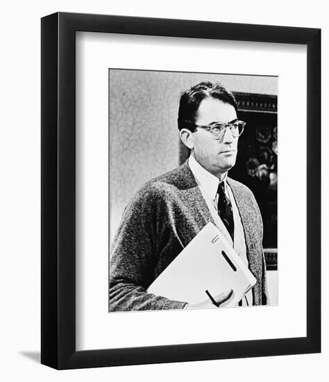 Gregory Peck, To Kill a Mockingbird (1962)-null-Framed Photo