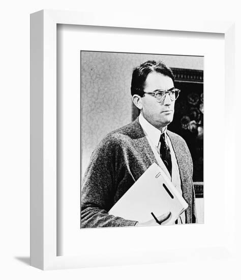 Gregory Peck, To Kill a Mockingbird (1962)-null-Framed Photo