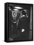 Gregory Peck Trying on Suit for His New Movie Man in the Grey Flannel Suit-Michael Rougier-Framed Stretched Canvas