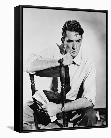 Gregory Peck-null-Framed Stretched Canvas