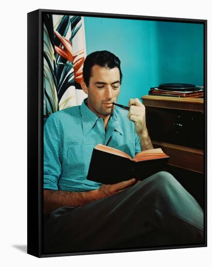 Gregory Peck-null-Framed Stretched Canvas