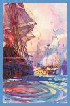 Spanish Treasure Frigate-Gregory Robinson-Laminated Art Print