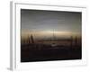 Greifswald in Moonlight-Caspar David Friedrich-Framed Giclee Print