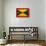 Grenada Flag Design with Wood Patterning - Flags of the World Series-Philippe Hugonnard-Art Print displayed on a wall