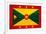 Grenada Flag Design with Wood Patterning - Flags of the World Series-Philippe Hugonnard-Framed Art Print