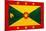 Grenada Flag Design with Wood Patterning - Flags of the World Series-Philippe Hugonnard-Mounted Art Print