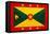 Grenada Flag Design with Wood Patterning - Flags of the World Series-Philippe Hugonnard-Framed Stretched Canvas