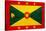 Grenada Flag Design with Wood Patterning - Flags of the World Series-Philippe Hugonnard-Stretched Canvas