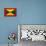 Grenada Flag Design with Wood Patterning - Flags of the World Series-Philippe Hugonnard-Mounted Art Print displayed on a wall