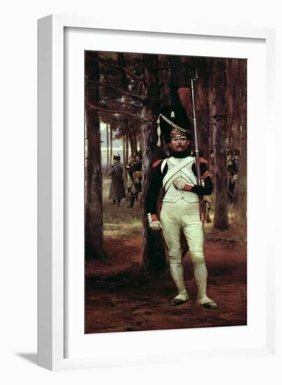 Grenadier Guard-Jean-Baptiste Edouard Detaille-Framed Giclee Print