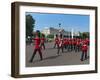 Grenadier Guards March to Wellington Barracks after Changing the Guard Ceremony, London, England-Walter Rawlings-Framed Photographic Print