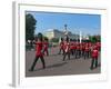 Grenadier Guards March to Wellington Barracks after Changing the Guard Ceremony, London, England-Walter Rawlings-Framed Photographic Print