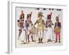 Grenadier Guards of the First Empire-Lucien Rousselot-Framed Giclee Print