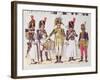 Grenadier Guards of the First Empire-Lucien Rousselot-Framed Giclee Print