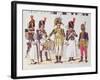 Grenadier Guards of the First Empire-Lucien Rousselot-Framed Giclee Print