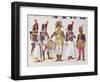 Grenadier Guards of the First Empire-Lucien Rousselot-Framed Giclee Print