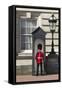 Grenadier Guardsman Outside Buckingham Palace, London, England, United Kingdom, Europe-Stuart Black-Framed Stretched Canvas