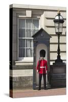 Grenadier Guardsman Outside Buckingham Palace, London, England, United Kingdom, Europe-Stuart Black-Stretched Canvas