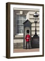 Grenadier Guardsman Outside Buckingham Palace, London, England, United Kingdom, Europe-Stuart Black-Framed Photographic Print