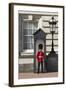 Grenadier Guardsman Outside Buckingham Palace, London, England, United Kingdom, Europe-Stuart Black-Framed Photographic Print