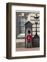 Grenadier Guardsman Outside Buckingham Palace, London, England, United Kingdom, Europe-Stuart Black-Framed Photographic Print