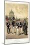 Grenadiers and Fusiliers of the Prussian Army, 1857-W Korn-Mounted Giclee Print