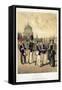 Grenadiers and Fusiliers of the Prussian Army, 1857-W Korn-Framed Stretched Canvas