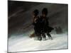 Grenadiers in the Snow-Ferdinand Von Rayski-Mounted Giclee Print