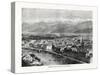 Grenoble and the Alps of Belledonne, France, 1879-null-Stretched Canvas