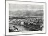 Grenoble and the Alps of Belledonne, France, 1879-null-Mounted Giclee Print