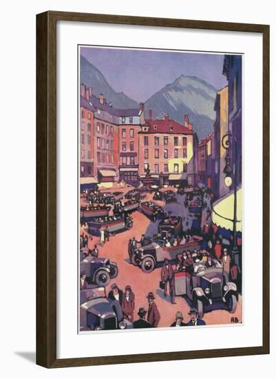 Grenoble, France-Roger Broders-Framed Art Print