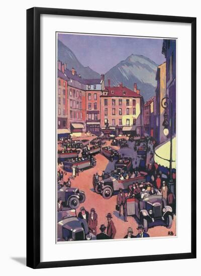 Grenoble, France-Roger Broders-Framed Art Print