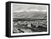 Grenoble from the Belledonne Range, France, 1886-null-Framed Stretched Canvas