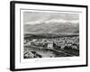 Grenoble from the Belledonne Range, France, 1886-null-Framed Giclee Print