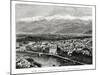 Grenoble from the Belledonne Range, France, 1886-null-Mounted Giclee Print